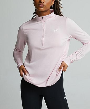 Womens Tech Twist Half Zip T-Shirt