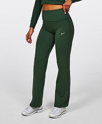 Womens High-Rise Fold Over Pant