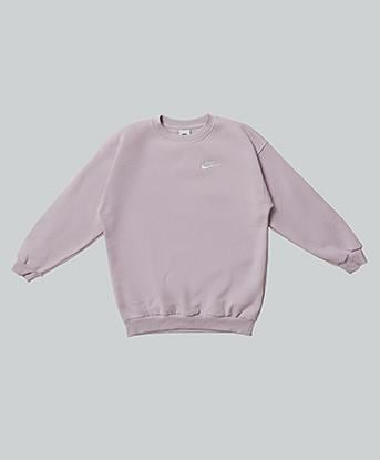 Girls Club Fleece Oversized Crewneck