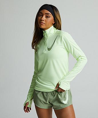 Womens HBR Quarter Zipped Top