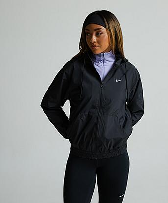 Womes Essential Woven Hooded Jacket