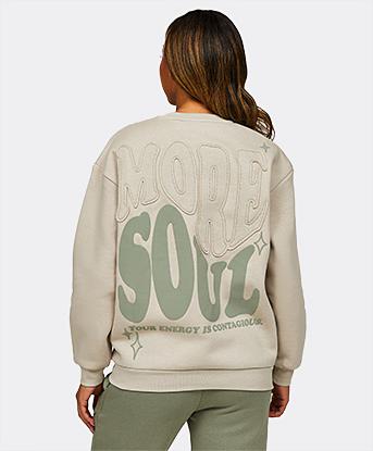 Womens More Soul Overhsize Sweatshirt