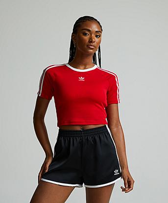 Womens 3-Stripes Baby T-Shirt