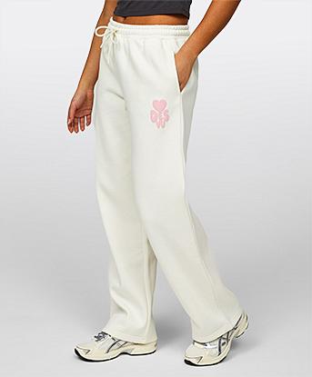 Womens Lovers Open Hem Fleece Pant