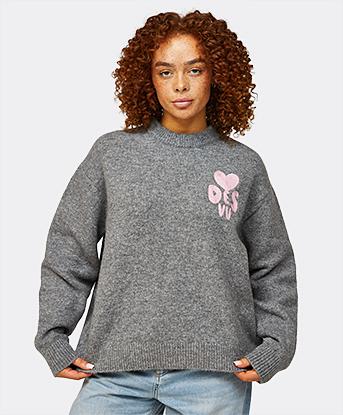 Womens Lovers Knitted Sweat