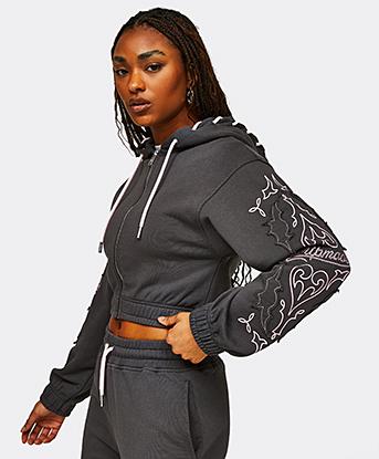 Womens Altair Crop Hoodie