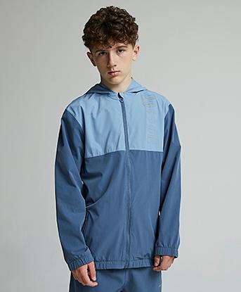 Junior OG Badge 2 Tone Woven Hoodie