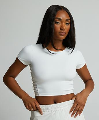 Womens SLB Ruched Baby T-Shirt