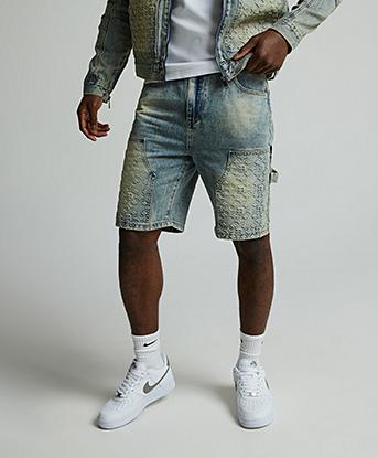 Monogram Carpenter Denim Short