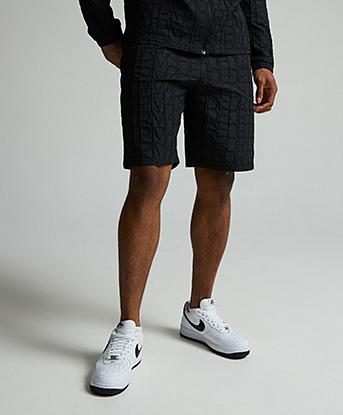 Hoax Repeat Stitch Woven Short