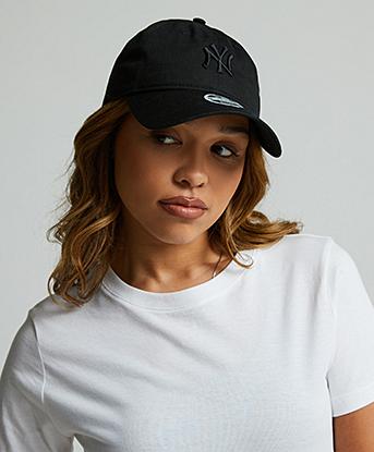 Womens NY Yankees Bow Back 9TWENTY Adjustable Cap