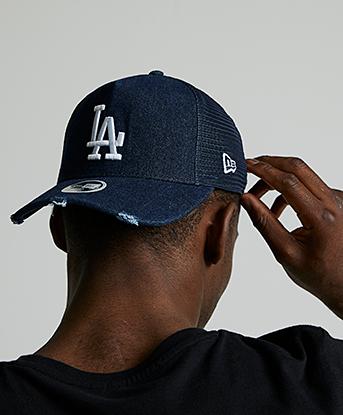 Womens Denim Trucker Cap 