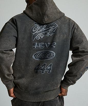 Victor Washed Full Zip Hoodie