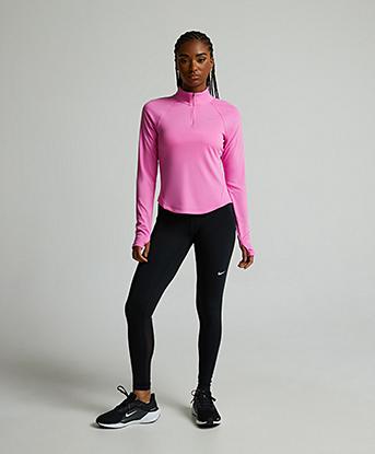 Womens Tempo Dri-FIT Half Zip Top