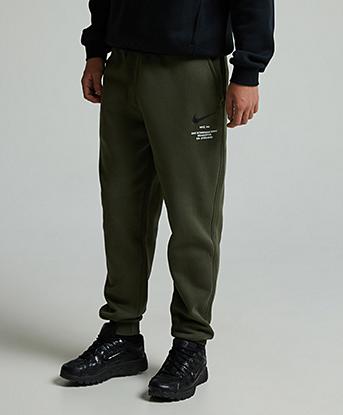 Junior Nike Green Joggers Fleece Joggers Tech Fleece Tracksuit