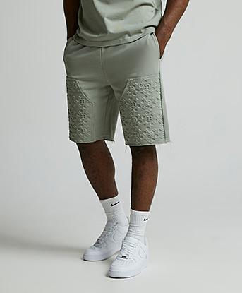 Monogram Carpenter Fleece Short