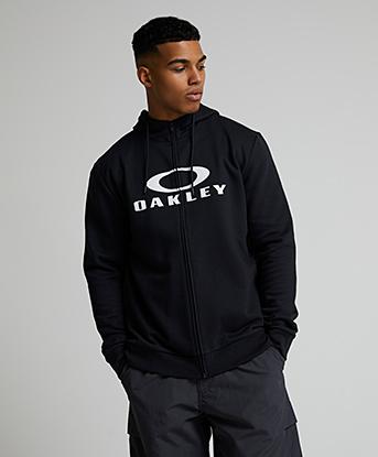 Oakley Bark 2.0 Full Zip Hoodie | Black / White | Footasylum