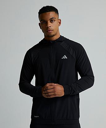 adidas team tech fleece black hoodie
