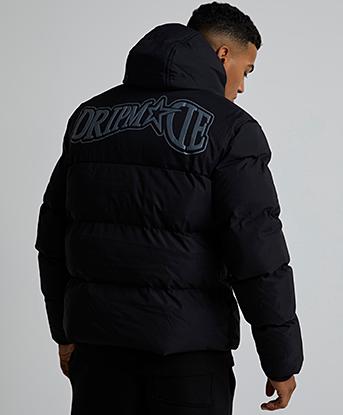 Dripmade Lucid Short Puffer Jacket | Jet Black | Footasylum