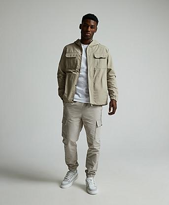 Woven Ripstop Hooded Overshirt