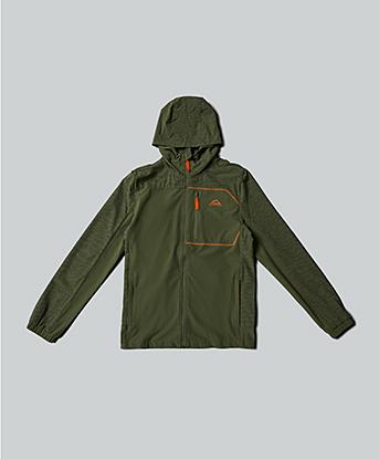 Junior Allure Woven Full Zip Hoodie