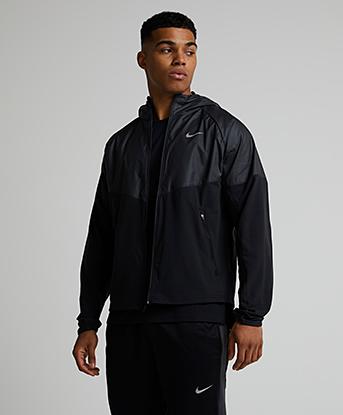 Nike Miler Therma-FIT Repel Winterised Hoodie | Black / Anthracite