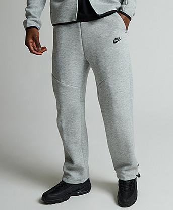 nike air fleece joggers grey