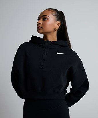 nike crop tracksuit