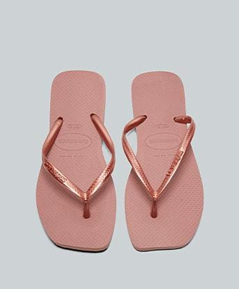 Womens Slim Square Slide