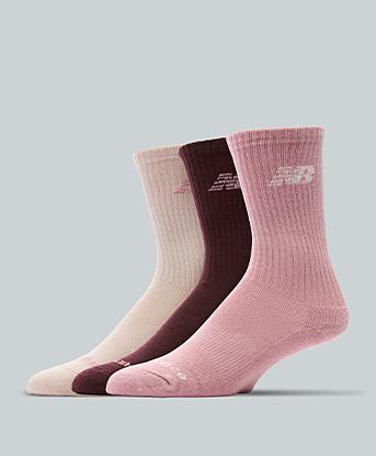 New Balance Womens 3 Pack Everyday Seasonal Midcalf Sock