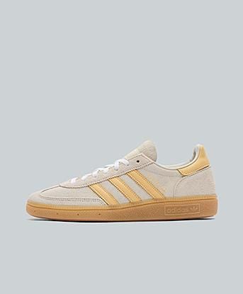adidas gazelle silver green womens Adidas Unisex Handball Spezial Preloved Yellow / Cream White / Cloud White  Low Top Sneakers