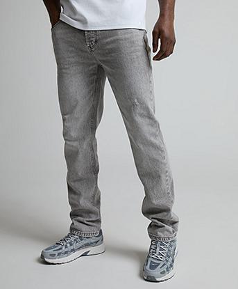 Alessandro Zavetti Danati Straight Stacked Fit Denim Jean