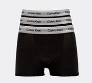 Calvin Klein 3 Pack Cotton Stretch Boxer Short - Black - Size S