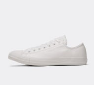 Converse Chuck Taylor All Star Ox Leather Mono Trainer - White - Size 12