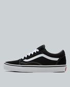 Vans Womens Old Skool Trainer - Black / White / White - Size 4