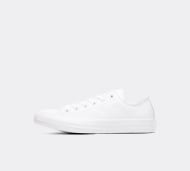 Converse Womens Chuck Taylor All Star Ox Leather Mono Trainer - White - Size 3