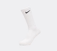 Nike 3 Pack Cushioned Sock - White - Size 5-8