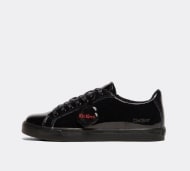 Kickers Junior Tovni Lacer Patent Shoe - Black - Size 4