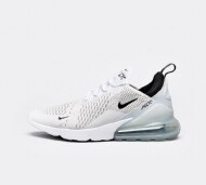 Nike Air Max 270 Trainer - White/Black/White - Size 6