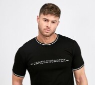 guess rod stripe t shirt