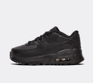 Nike Nursery Air Max 90 Leather Trainer - Black - Size 3.5