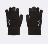 Nike Knitted Tech and Grip Glove - Black / White - Size S/M