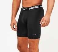 Nike 3 Pack Essential Long Boxer - Black - Size XS