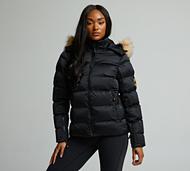 Zavetti Canada Womens Virna Slimline Puffer Jacket - Black - Size M