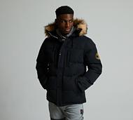 Zavetti Canada Oshawa 2.0 Puffer Parka Jacket - Black - Size M