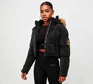 Zavetti Canada Womens Bellucci 2.0 Crop Jacket - Black - Size XL