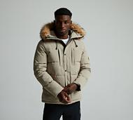 Zavetti Canada Oshawa 2.0 Puffer Parka Jacket - Beige - Size XL
