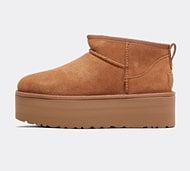 Ugg Womens Classic Ultra Mini Platform Boot - Brown - Size 6