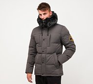 Zavetti Canada Oshawa 2.0 Puffer Parka Jacket - Grey - Size XS