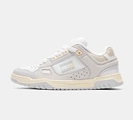 Tommy Hilfiger Womens Skate Low Trainer - Beige - Size 40